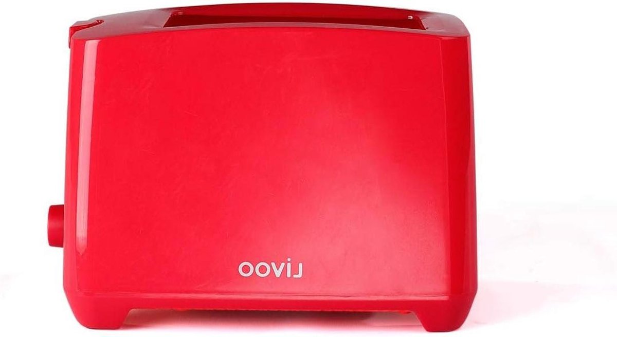 Broodrooster - Tosti Apparaat - Brood Roosteren - 7 Bruiningsstanden - 2 Sleuven - Rood