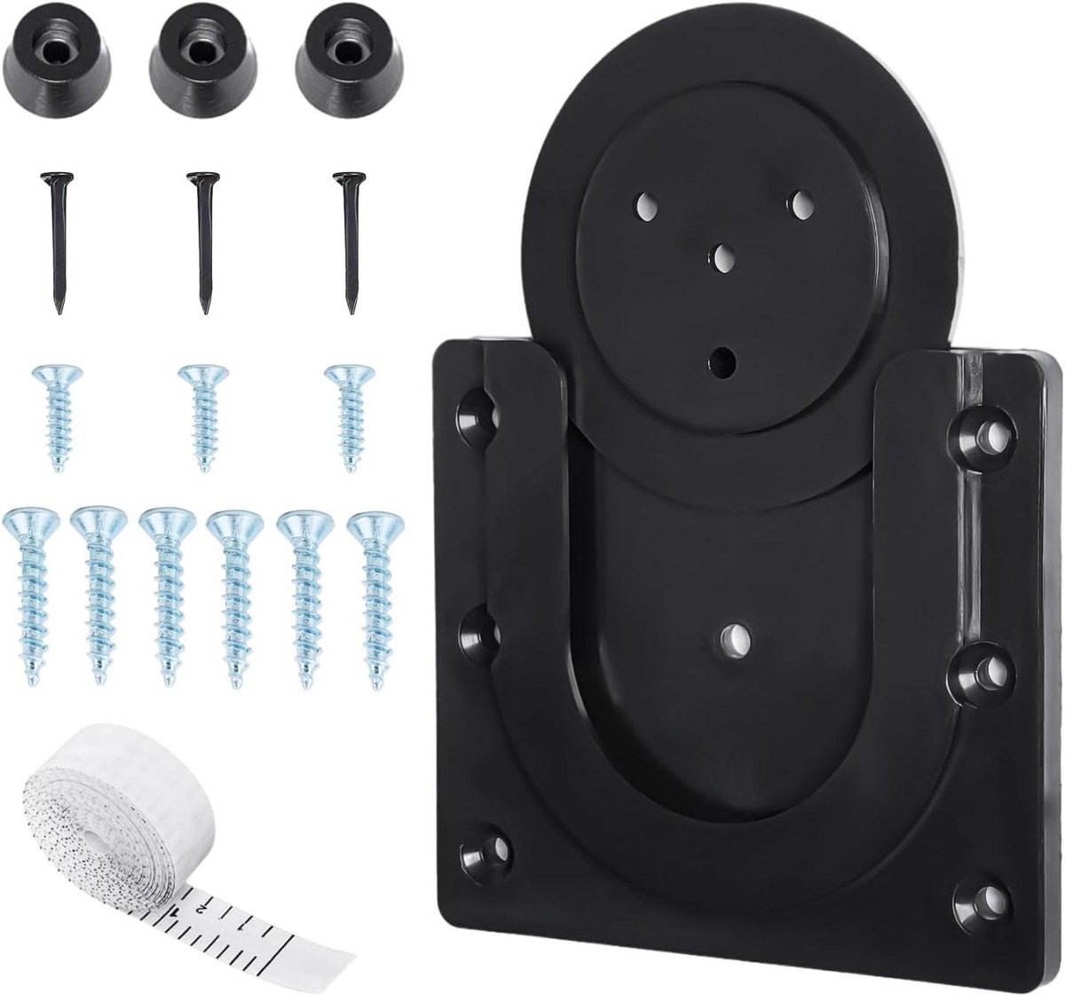 Dartbord Muurbeugel Set - Dart Ophangset - Dartbord Stabiliseren - Stevig Kunststof Materiaal - 20 x 15 x 1 cm