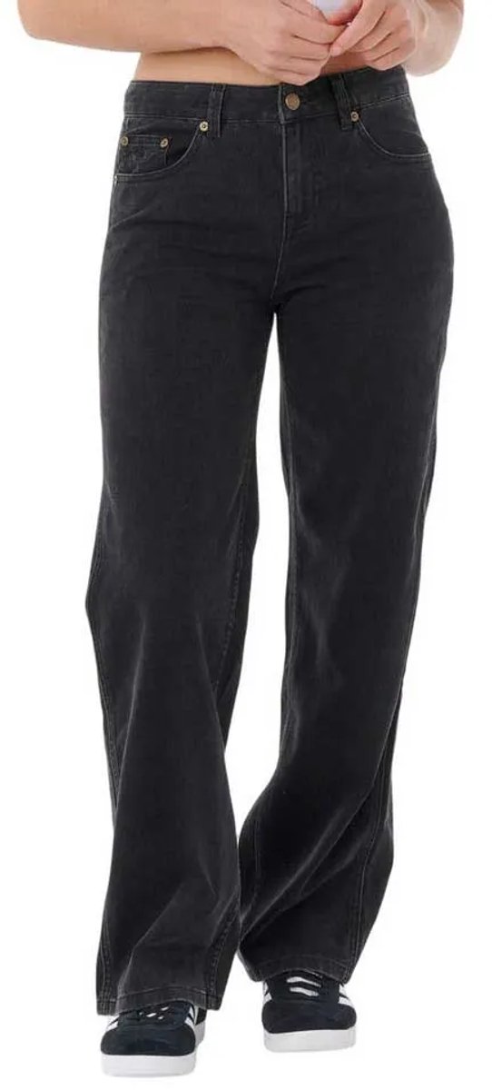 Rip Curl Aggie Relaxed Spijkerbroek 30 Vrouw Zwart