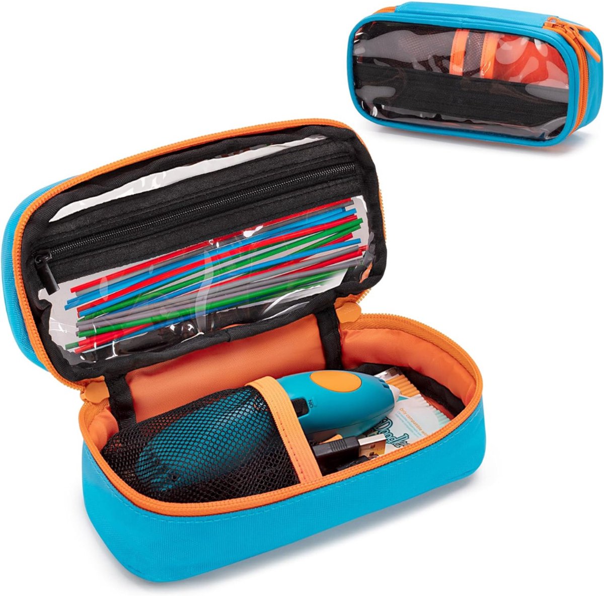 Quvo® 3D Pen Starterspakket - 3D Pen - Blauw - 19cm x 9cm x 7cm