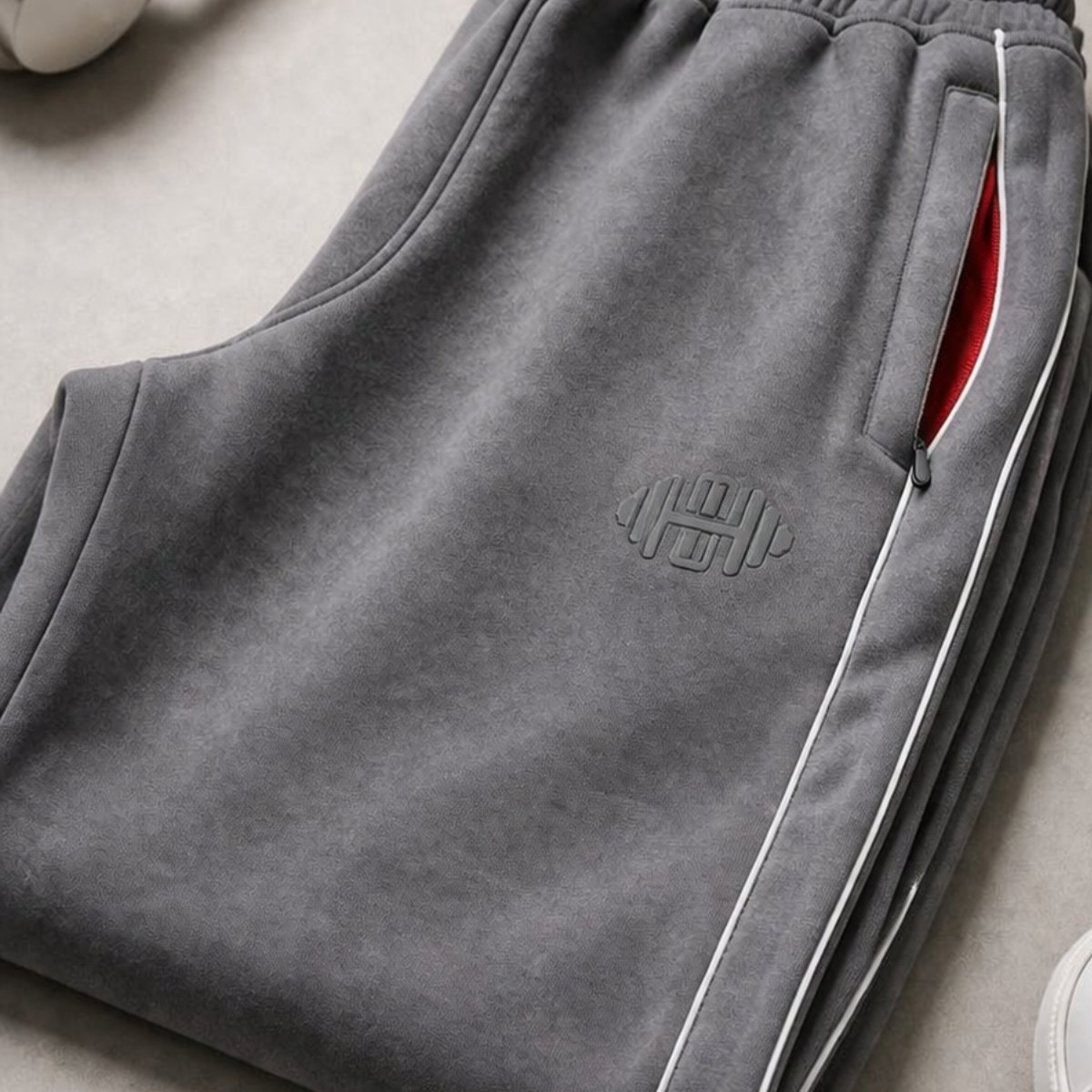 Muscle Up® EliteSoft Straight Pants Dames - Sportbroek & Fitnessbroek - Donkergrijs - Maat M