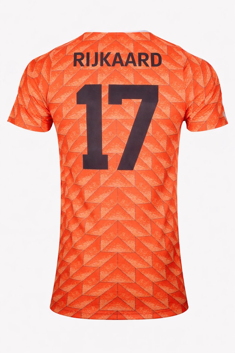 Voetbalshirt Rijkaard EK 1988 | Nederlands Elftal | EK 88 / WK Voetbal T-shirt | Oranje sportshirt | Koningsdag Holland Nederland shirt | maat M