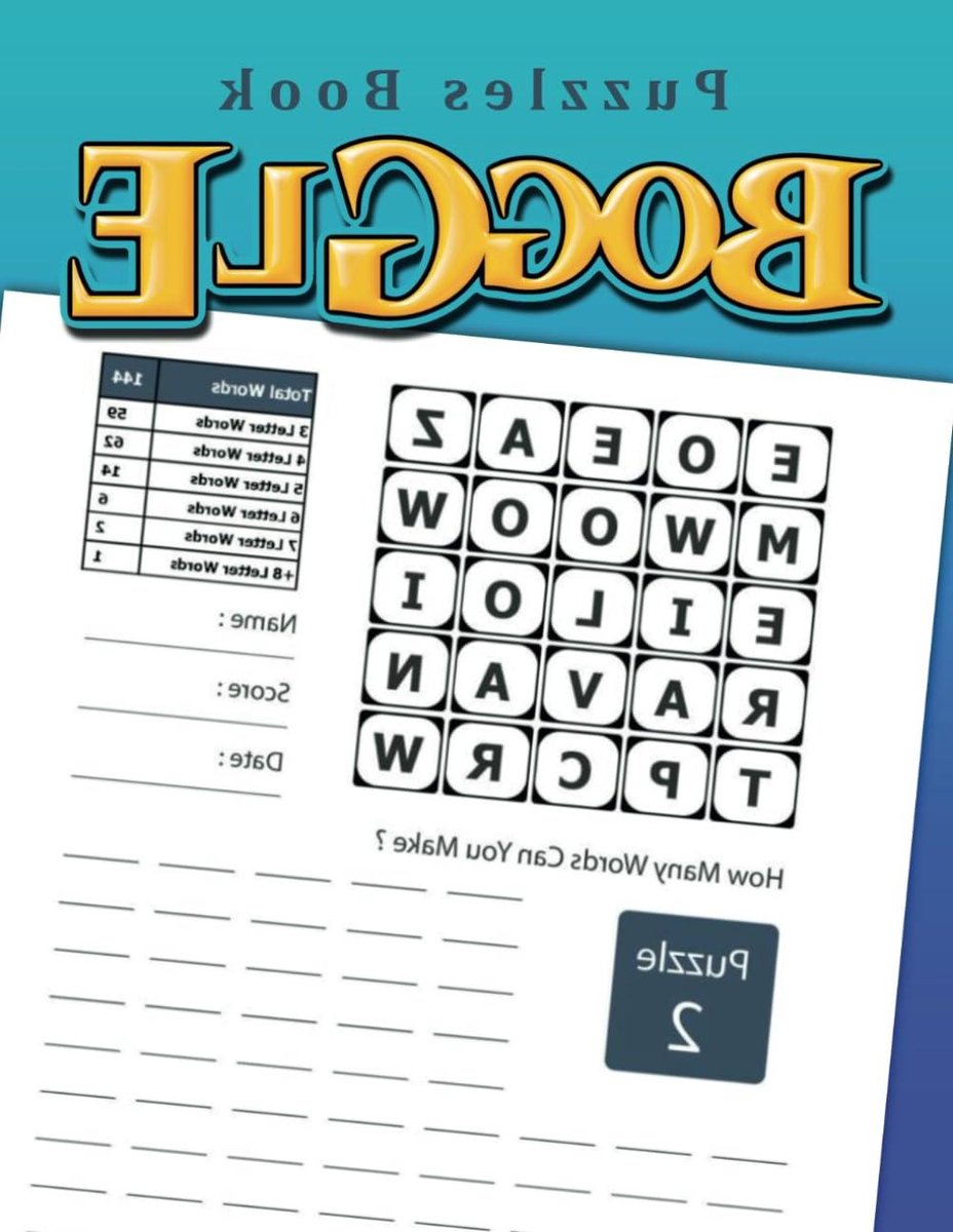 Boggle Puzzelboek - Woordspel Puzzels - Woorden Vinden - Unieke Oefeningen - 8.5 x 11 inch - Niet gespecificeerd
