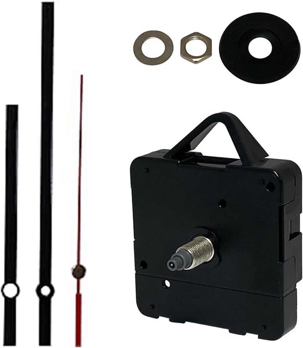 Stille Klok Beweging - Klok Reparatie Kit - Klokken Maken - Stille Veegbewegingen - 130 mm - Zwart