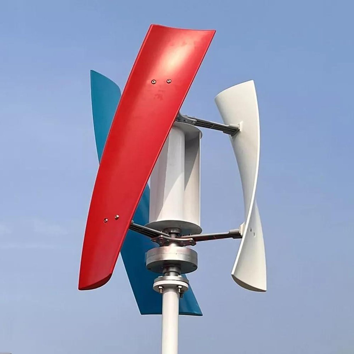 Verticale Windturbine - Windgenerator Helix - Energie Opwekken - Stille Werking Aerodynamisch - 600 W 12V 24V 48V