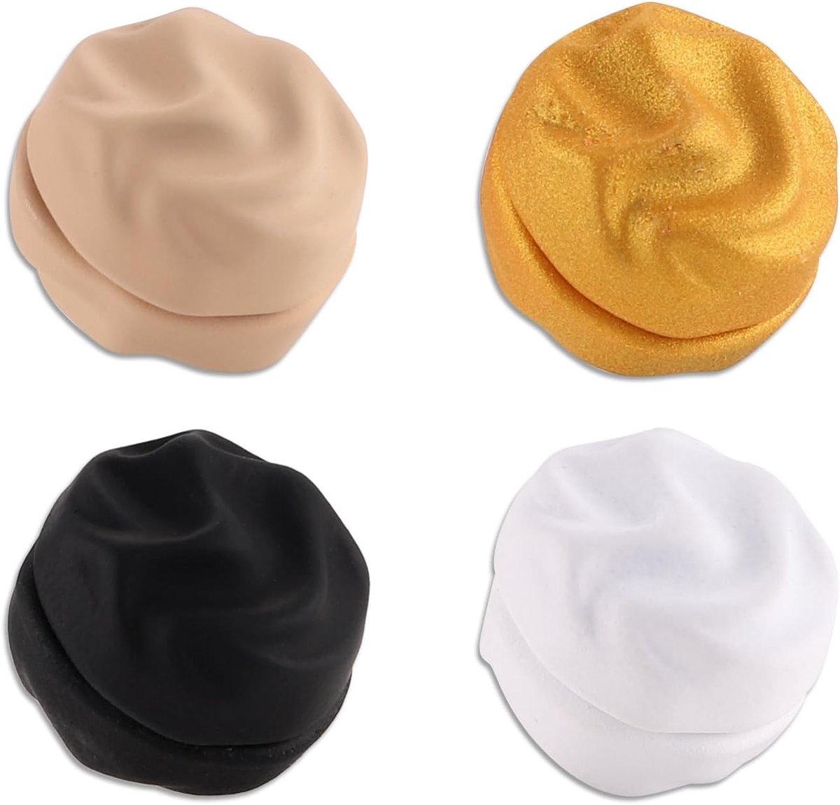 Set van 4 Magnetische Hijab Spelden, Multifunctionele Kleding Spelden voor Vrouwen, Kleurige Sjaal Sluitingen zonder Haken voor Jurken en Sjaals