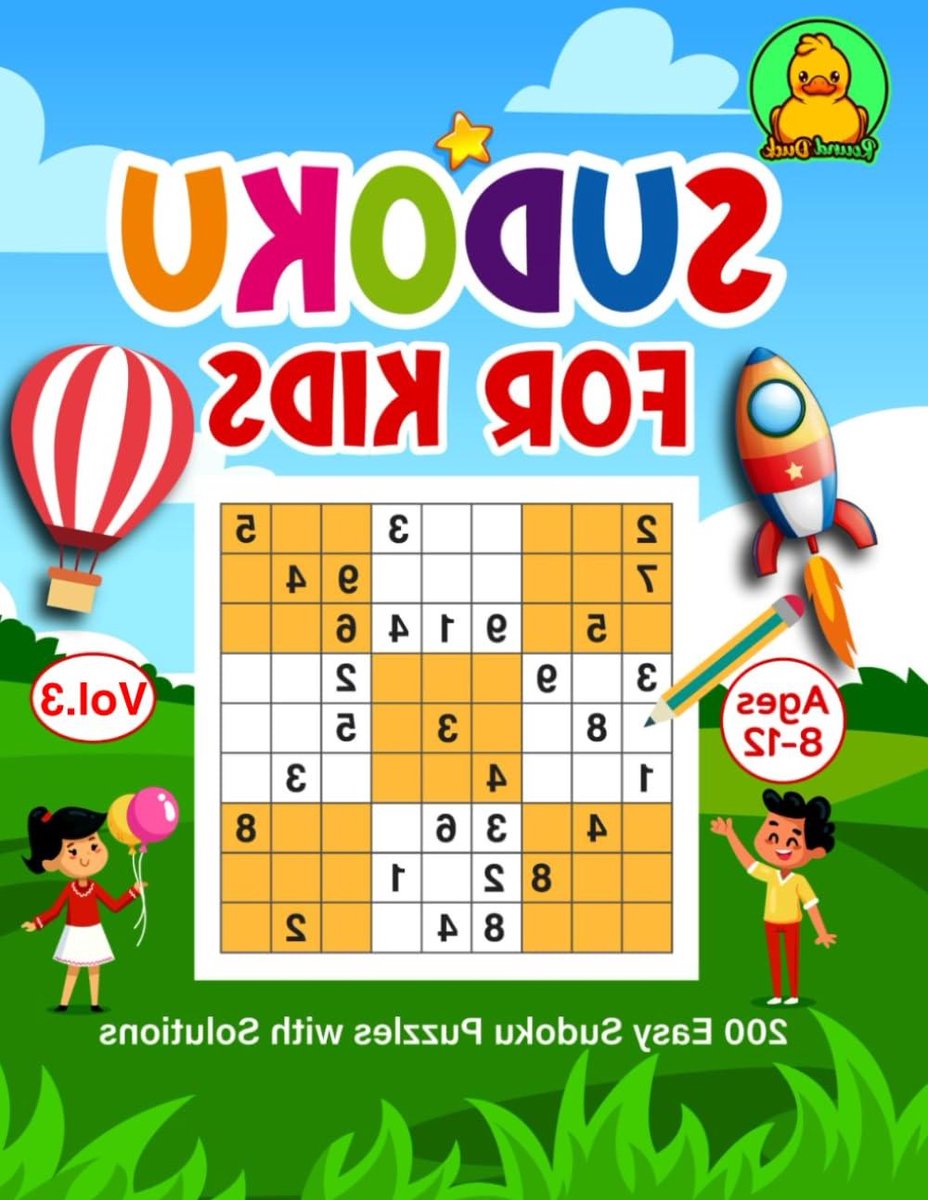 Sudoku Puzzelboek Kinderen - Logische Puzzels Educatief - Mentale Training - 200 Eenvoudige Puzzels - 107 Pagina's - Niet gespecificeerd