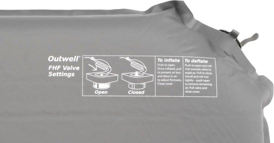 Thermomat - Slaapmat Kamperen - Comfortabel Slapen - Zelfopblazend - 3 cm dik - Zwart van Merkloos — afbeelding 5