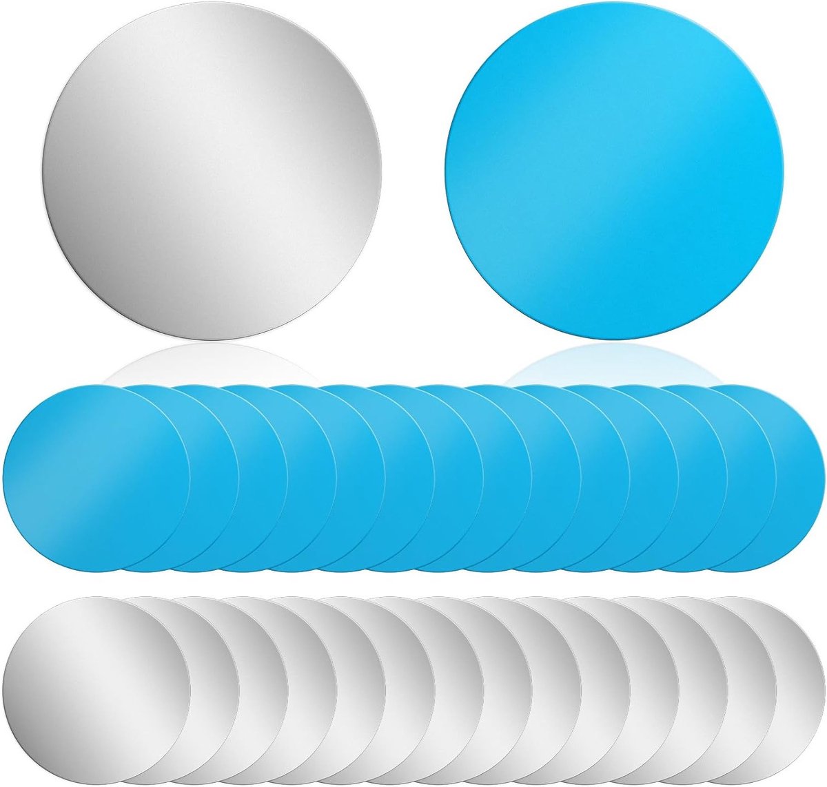 30 Stuks Universele Metalen Platen voor Magnetische Telefoonhouder - Vervangingsstickers voor Auto, Compatibel met Magnetische Bevestigingen