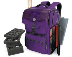Dungeons and Dragons Rugzak - RPG DM Tas - Rollenspel Organiseren - Geïntegreerde Miniatuur Opslag - Tot 18 inch Laptop