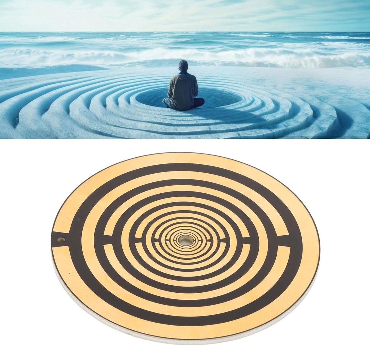 Energie Schijf voor Meditatie en Yoga, 3 Inch, Vermindert Negatieve Energie en EMF Straling, Ideaal voor Thuisgebruik