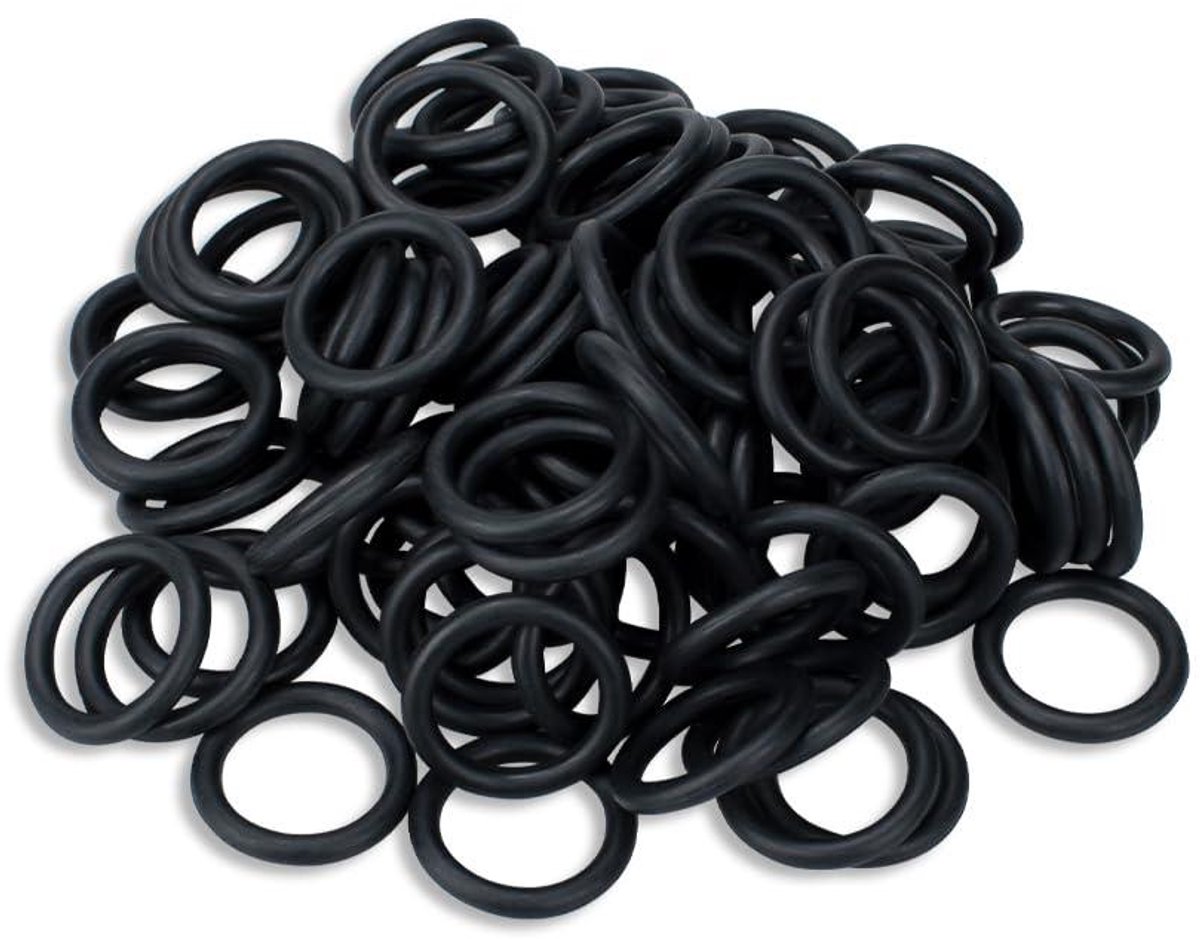 O-ringen - Afdichtingen rubber - Loodgieterswerk repareren - Nitril rubber materiaal - 18x3.1 mm - Zwart