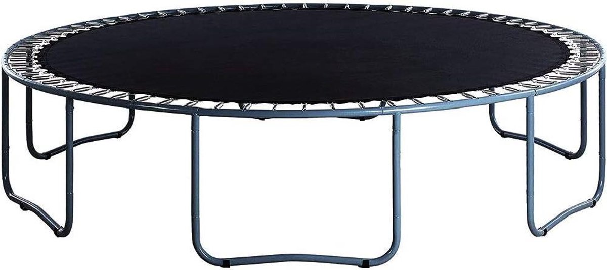 Trampoline Springmat - Vervangende Mat - Veilig Springen - 8 Rijen Doping - 244 cm - Zwart