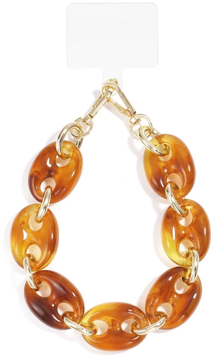 Telefoonketting, casual acryl, dagelijkse accessoires - Rood