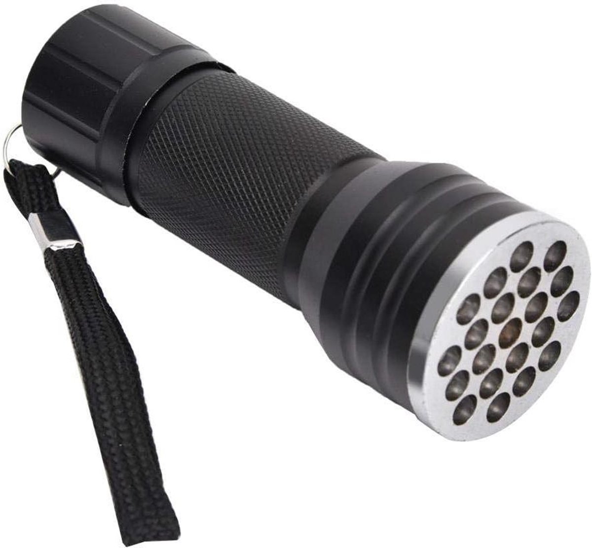 UV Lamp - Blacklight Zaklamp - Lijm Uitharden - 21 Lamp kralen - 90mm Lengte - Paars