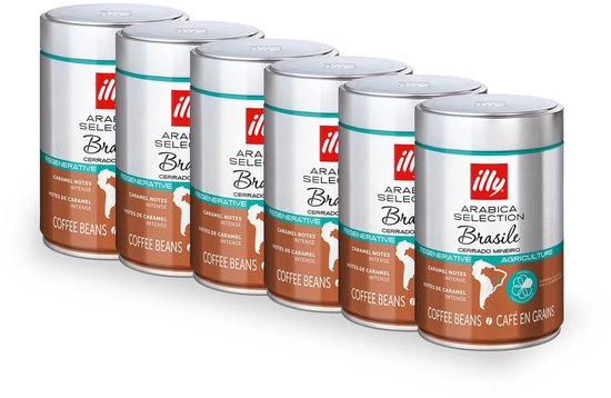 illy – Bonen Koffie Cerrado Mineiro – 6 x 250 gram