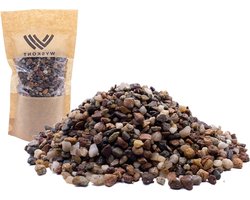 Aquarium Gravel - Decoratie Zand - Aquarium Substraat - 100% Natuurlijk - 5-10 mm - Multikleur