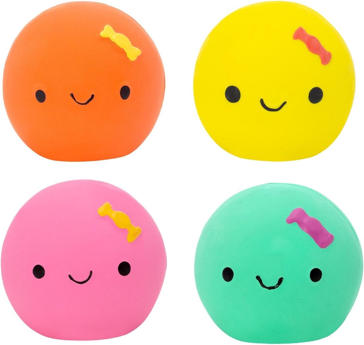 Hondenspeelgoed van rubberen ei, eierballen voor honden, schattig ei voor poppen, latex en rubber, interactieve bal in vier kleuren P