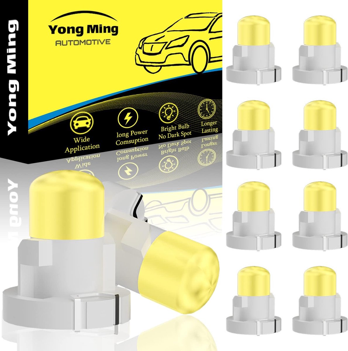 Dashboard Lampjes - Instrumentenpaneel Verlichting - Auto Interieur - COB Chipsets - T3 - Wit
