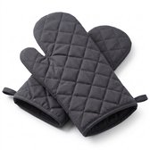Mitaines de Gants de four Roegaarden - 100 % Katoen - Résistant à la chaleur - 2 pièces