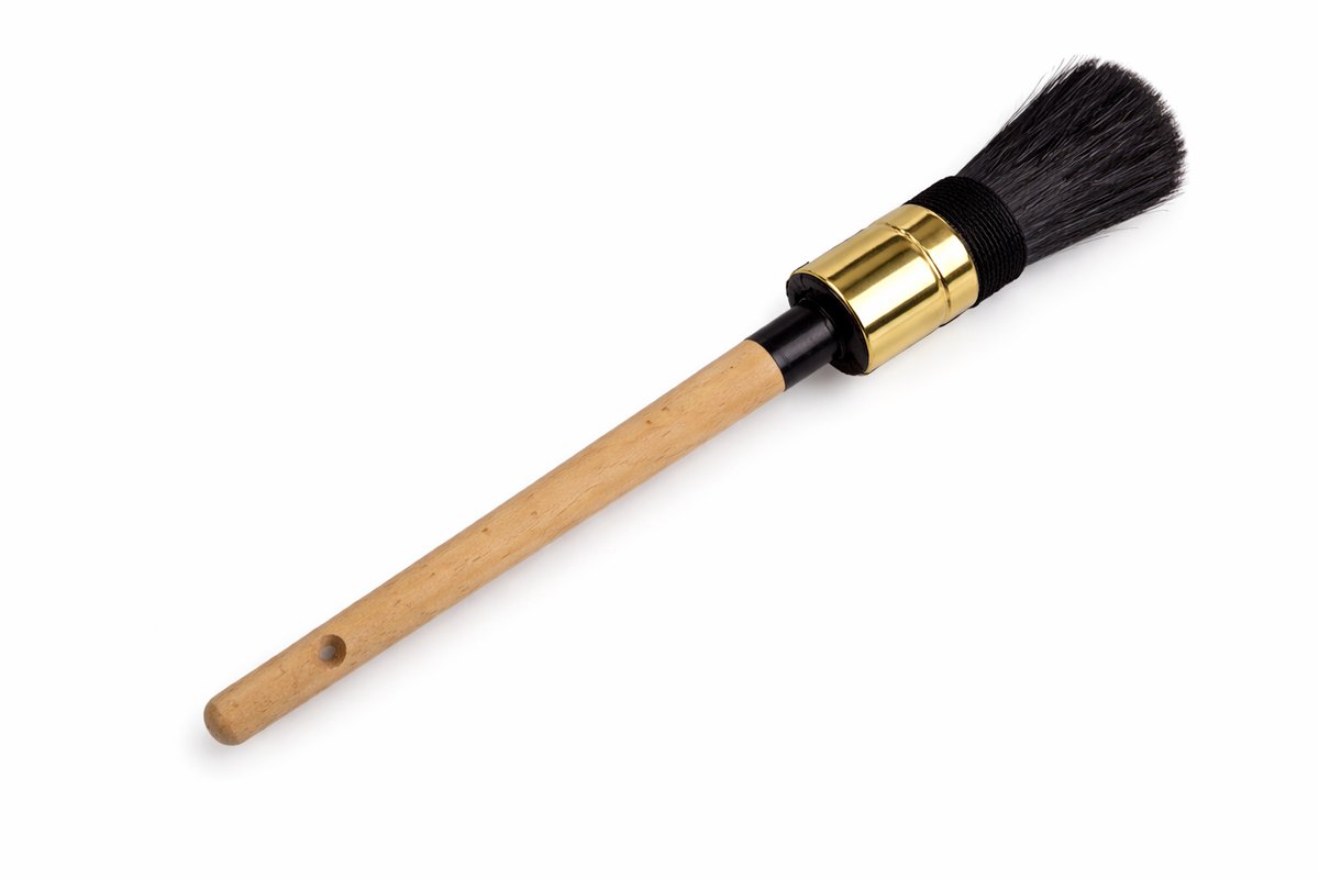 Meesterhand - Patentpuntkwast - Classic 55-14 - 55 mm x 14 cm - varkenshaar, zwart