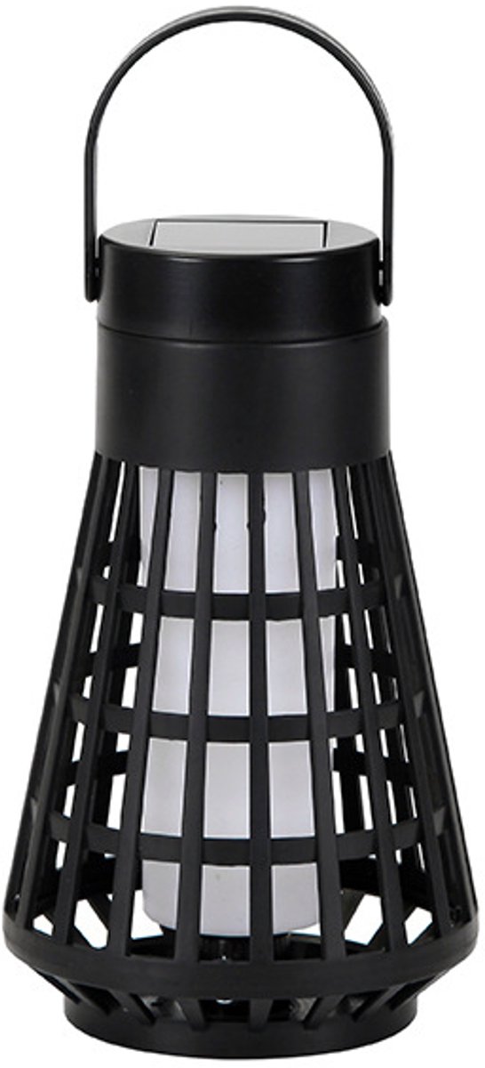 Draagbare LED-vlamlamp Buiten – Zonne-energie – Waterdichte Kunststof Lichtstrip – Sfeervol Vlamlicht-11*11*18cm