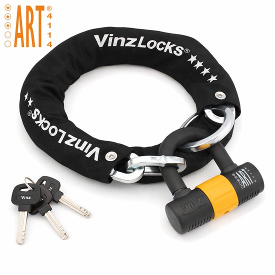 VINZ Kungur ART 3 kettingslot – 100cm – 2,8kg