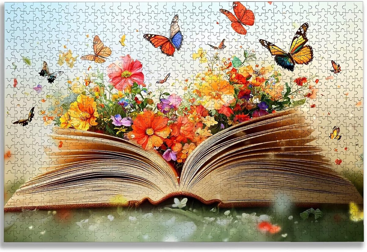 Houten Puzzel - Concentratiespel - Ontspannen Thuis - Levendige Kleuren - 100 x 70 cm - Meerkleurig