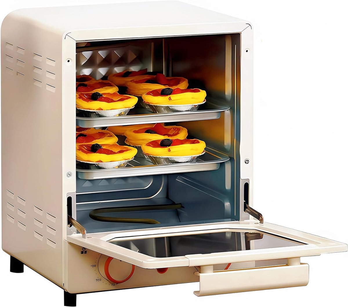 Compacte Bakoven - Mini Oven - Meerdere Gerechten - 3 Kooklagen - 15 Liter