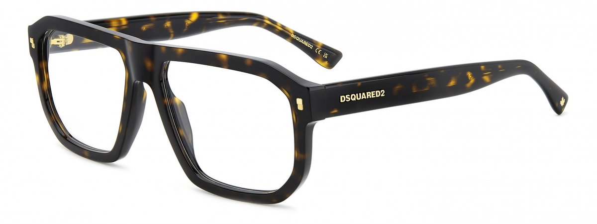 Dsquared2 D2 0146 Havana 57/16/145 MAN Brilmonturen