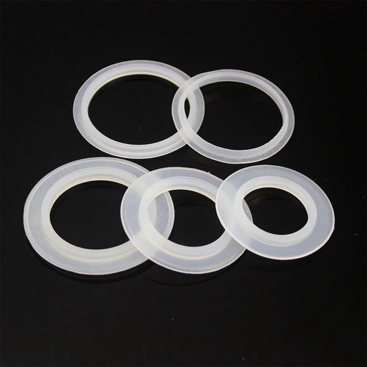 Afvoerplug Ring - Pakking Vervanging - Lekkende Plug Repareren - Universele Pasvorm - Diverse Maten - Zwart