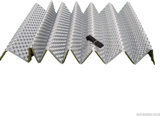 Slaapmat Wandelen - Schuimmat Kamperen - Backpacken Reizen - Lichtgewicht Opvouwbaar - 180x55x1.7cm - Geel — afbeelding 2