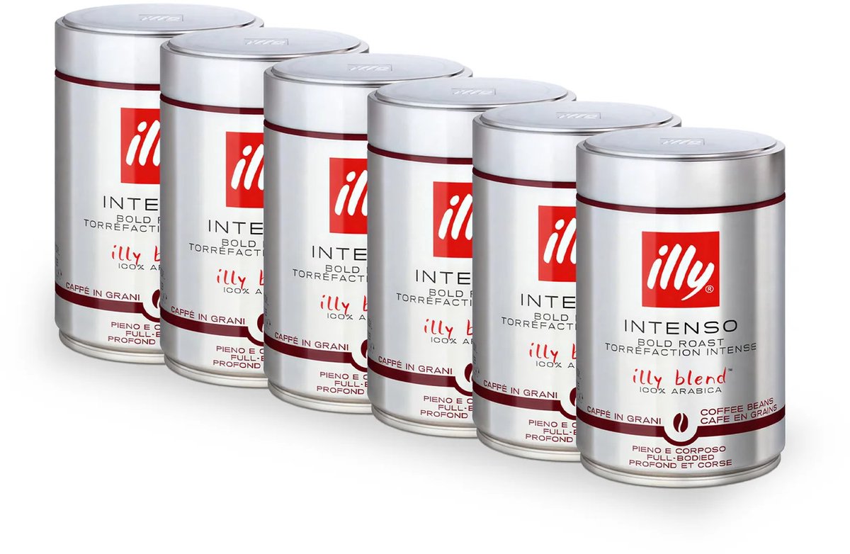 illy Koffie Intenso 250G - Volle smaak, cacao-noten