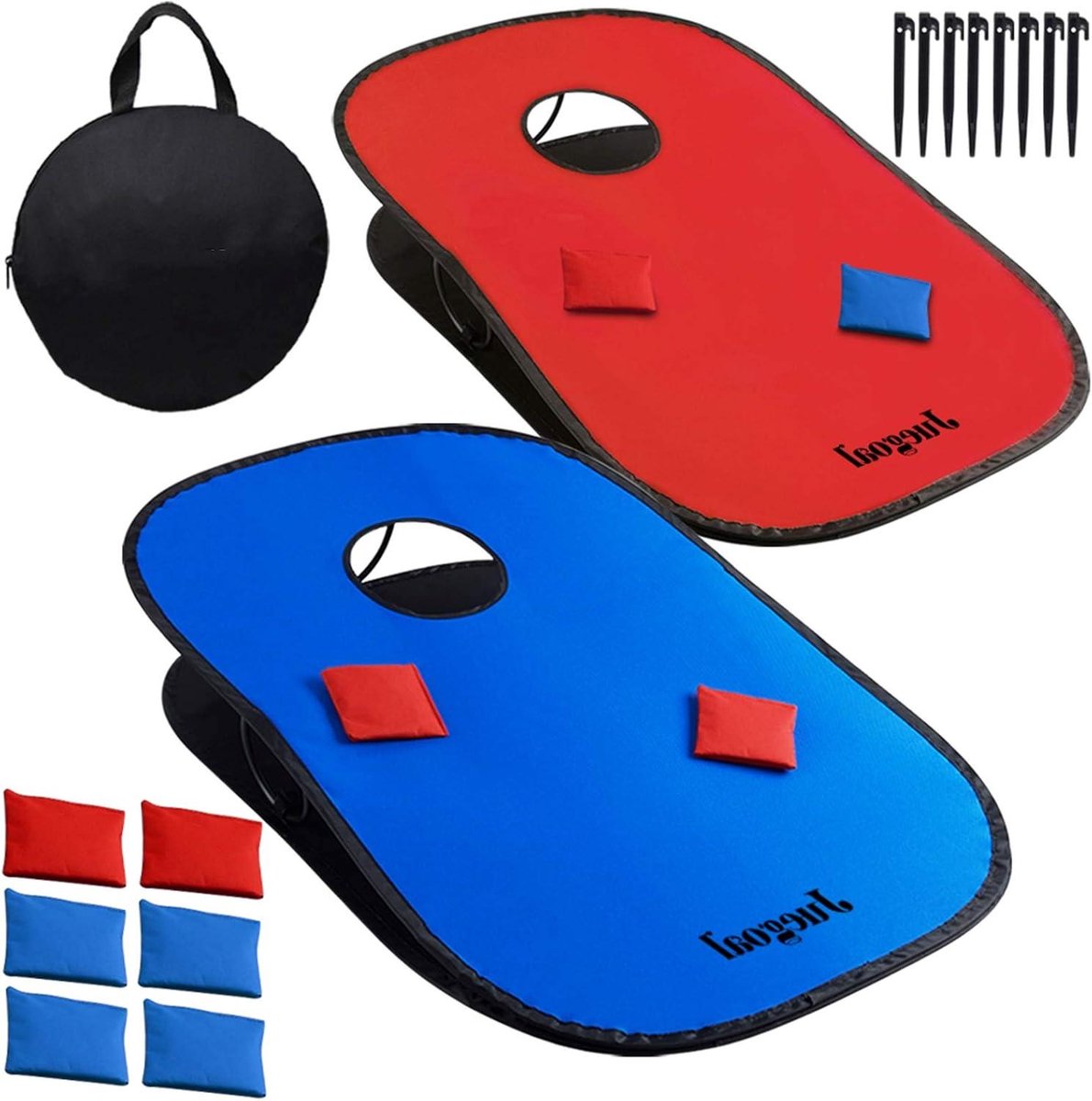 Opvouwbare Cornhole Spel - Toss Game Bean Bag - Buiten Spelen - 2 in 1 Set - 3ft x 2ft
