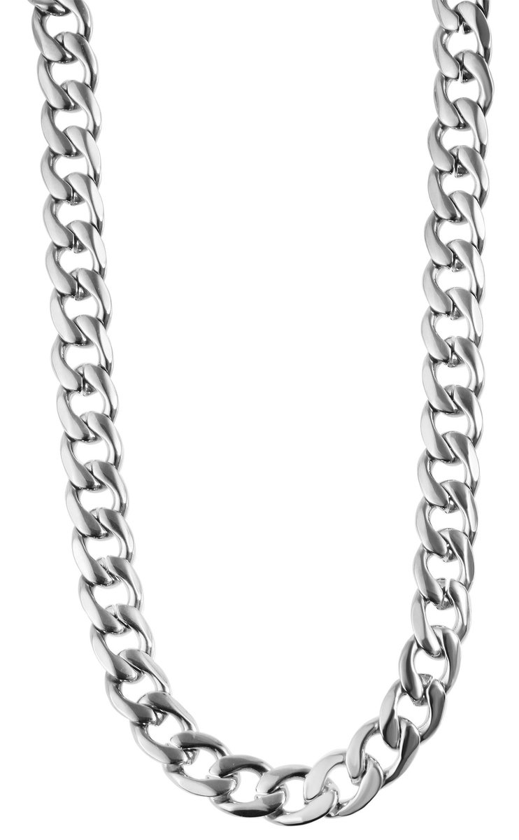 AKZENT Akzent Unisex ketting Lorenz, zilverkleurig, duurzaam