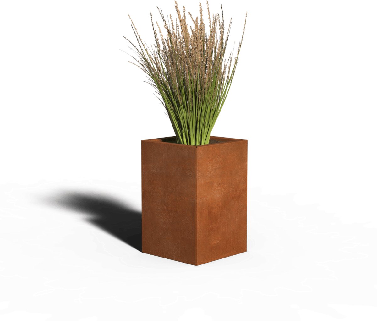 Cortenstaal Plantenbak Vierkant | 40 x 40 x 60 | Zonder bodem