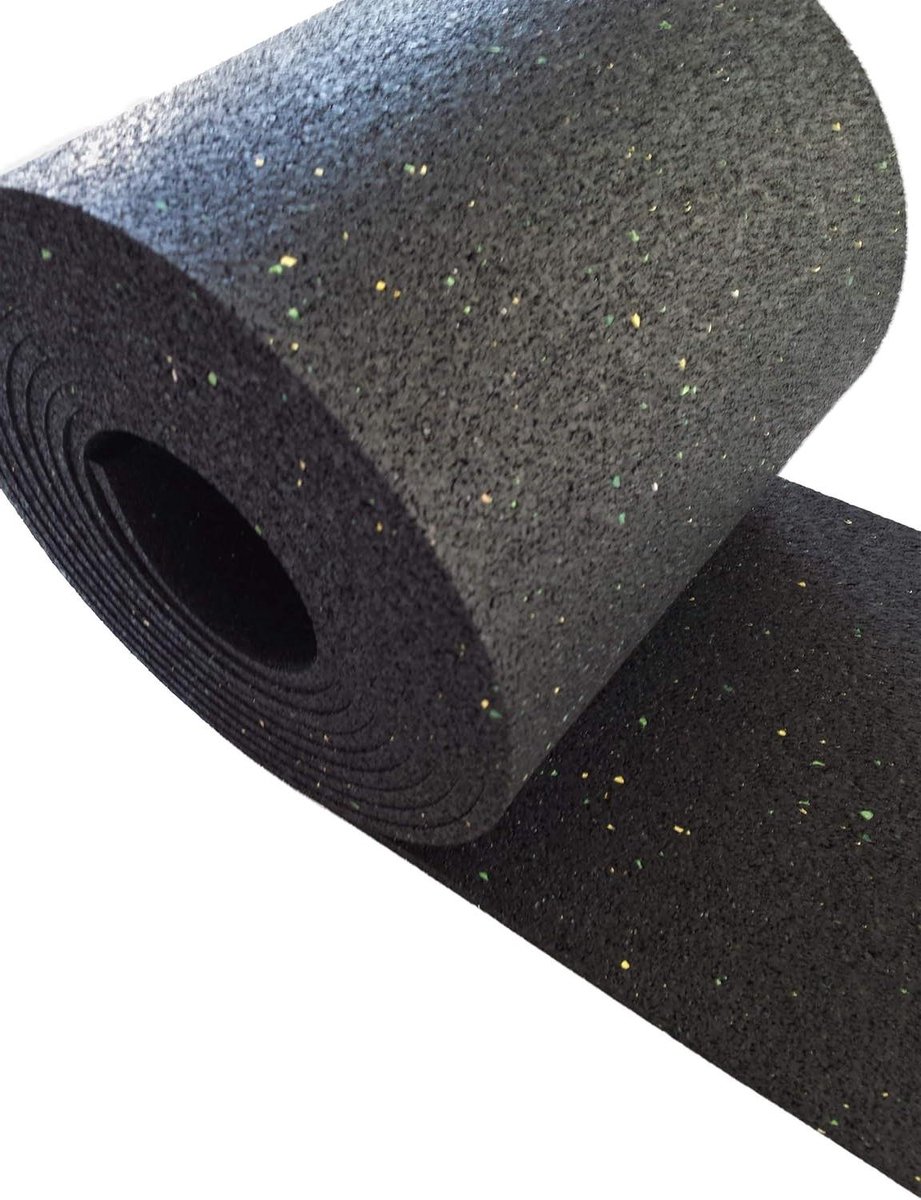 6mm Bouwbeschermingsmat 80 cm x 3 m antislipmat rubbergranulaat mat