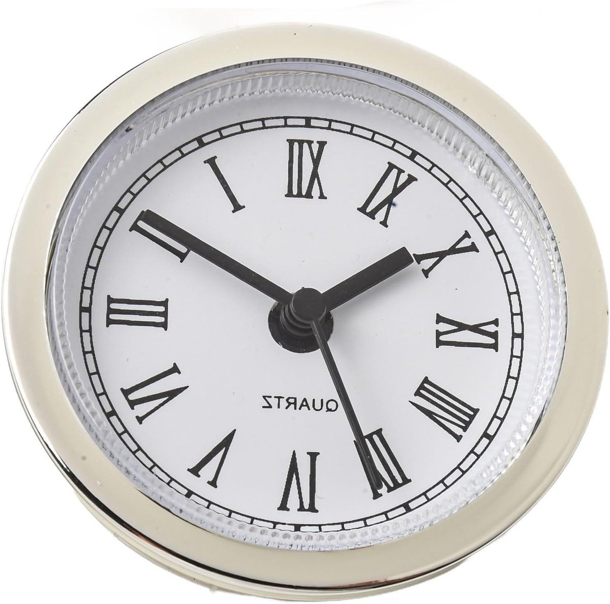 Kwartsklok Beweging - Klokonderdeel Vervanging - Klok Reparatie - Nauwkeurige Tijdwaarneming - 60mm Diameter - Zilver Wit