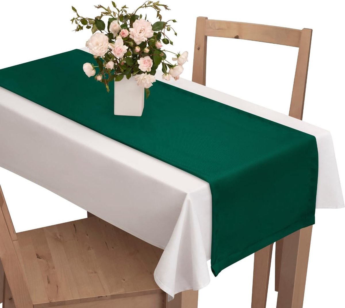 Tafelloper - Tafelkleed - Decoratief - Gladde afwerking - 40 x 200 cm - Goudgeel