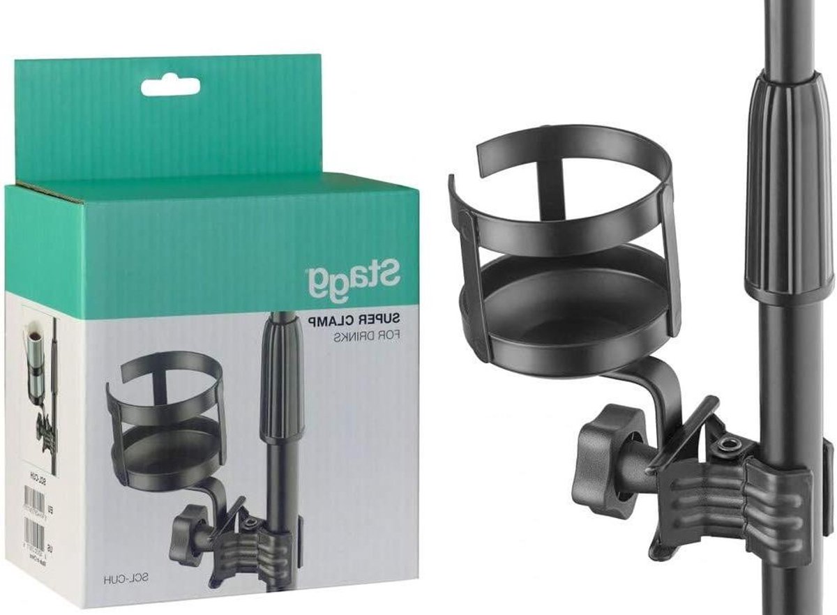 Bekerhouder - Cup holder - Muziekstandaard - Versterkt klemsysteem - 7.5cm diameter