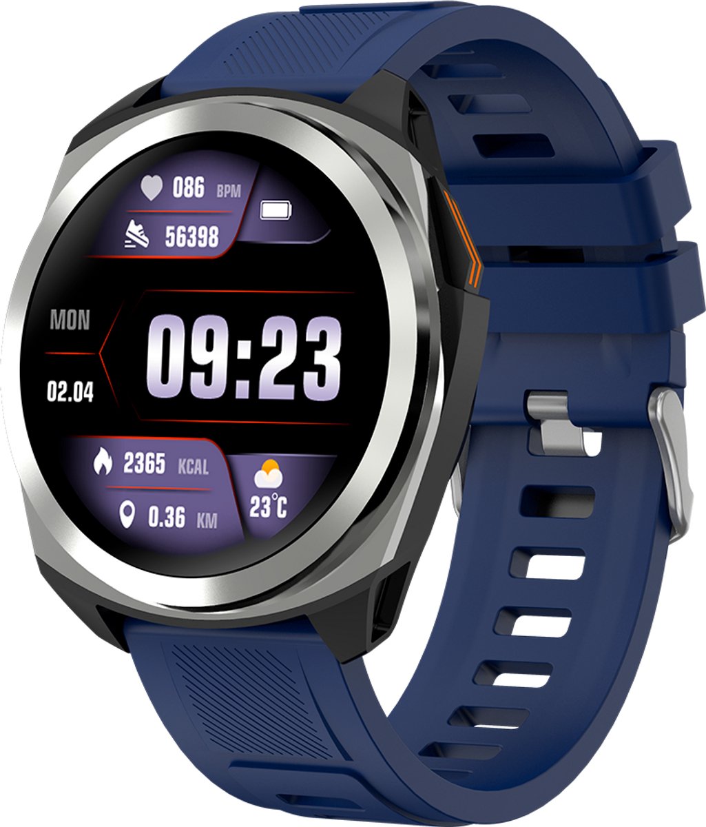 Canyon Maveric-serie - Smartwatch - GPS - Zilver - Blauw - SpO₂-sensor