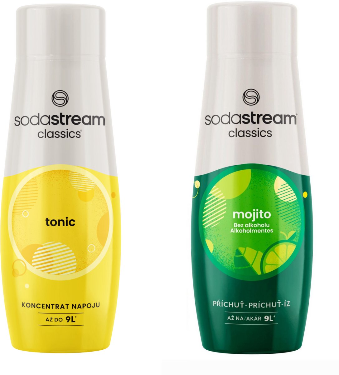 SODASTREAM Tonic + Mojito saturatorsiroop set 2 stuks.