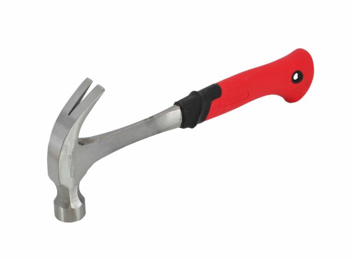 Awtools Black Line - Schoenmakerhamer - Monoblock Constructie - 500g - Ergonomische Handgreep