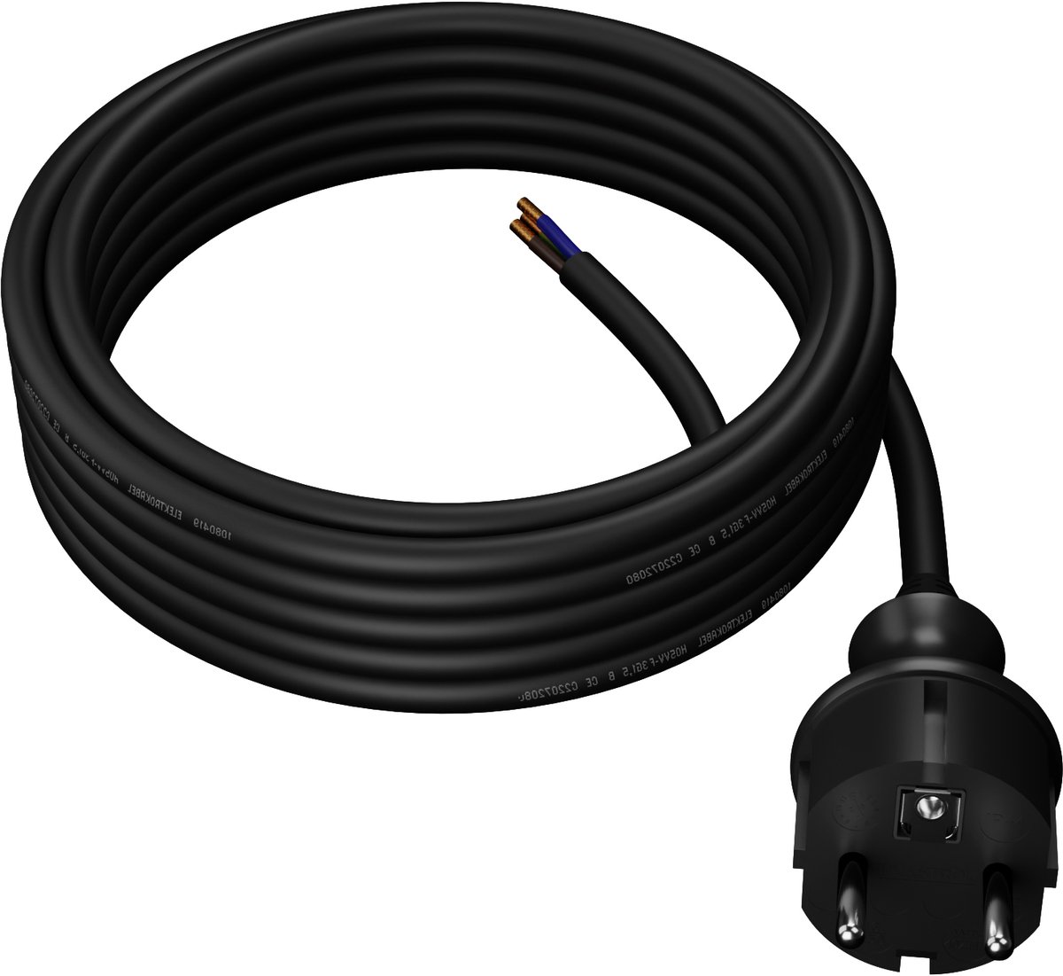 Awtools Serie - Aansluitkabel - 5m - 2x1,0mm² - Zwart