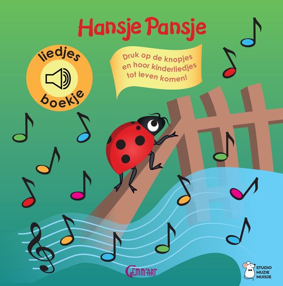 Hansje Pansje - Drukknoppenboek - Nederlandse Kinderliedjes  ... - cover