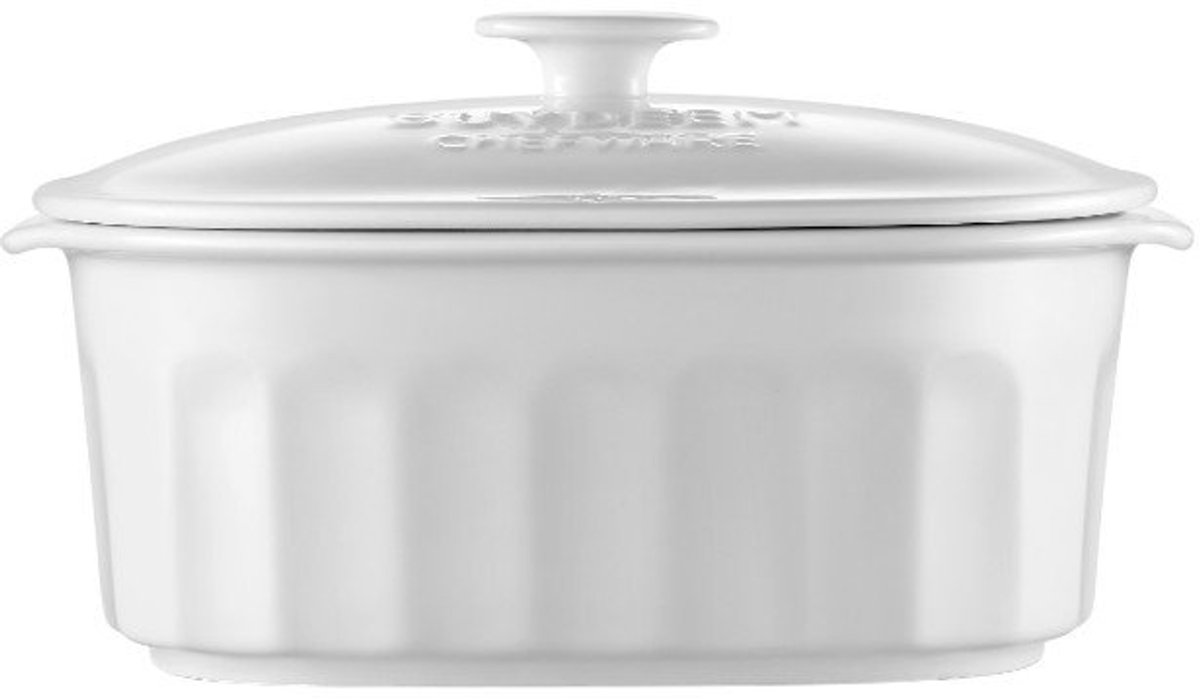 Buydeem CT1005 - Keramisch Stoomschotel - 2L - Wit - Hittebestendig — cadeau in Cadeau-ideeën - foto 2