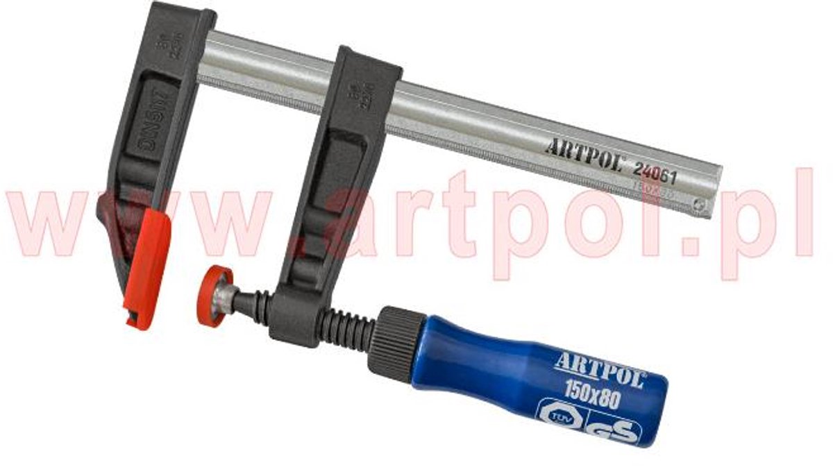 Artpol - Houtklem - 120x250mm - F-type - TUV-GS Certificering