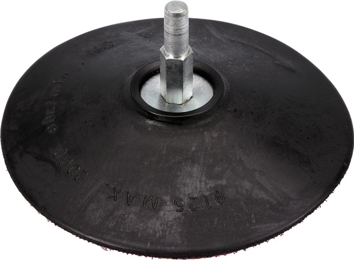 Vorel - Flexibele Schijfadapter - 125mm - Hechting met Klittenband