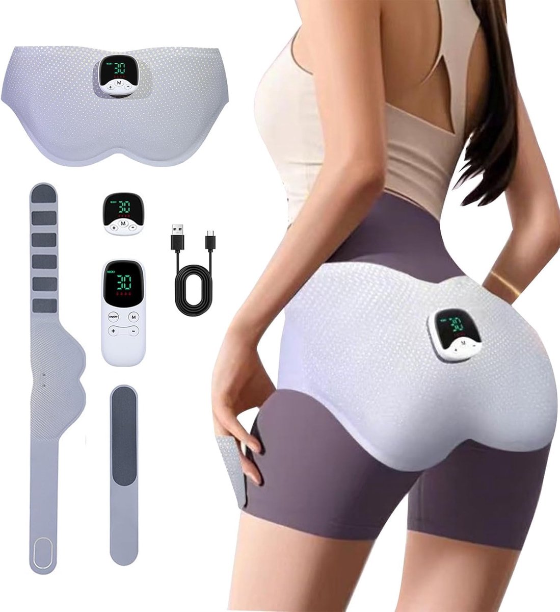 Draagbare Heuplift Massager Voor Billen Met 10 Standen
