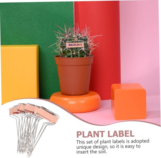 Plantenlabels Tuin - Borden Buiten - Planten Herkennen - Duurzaam Metaal - 15x6.5cm - Zilverkleurig — afbeelding 5